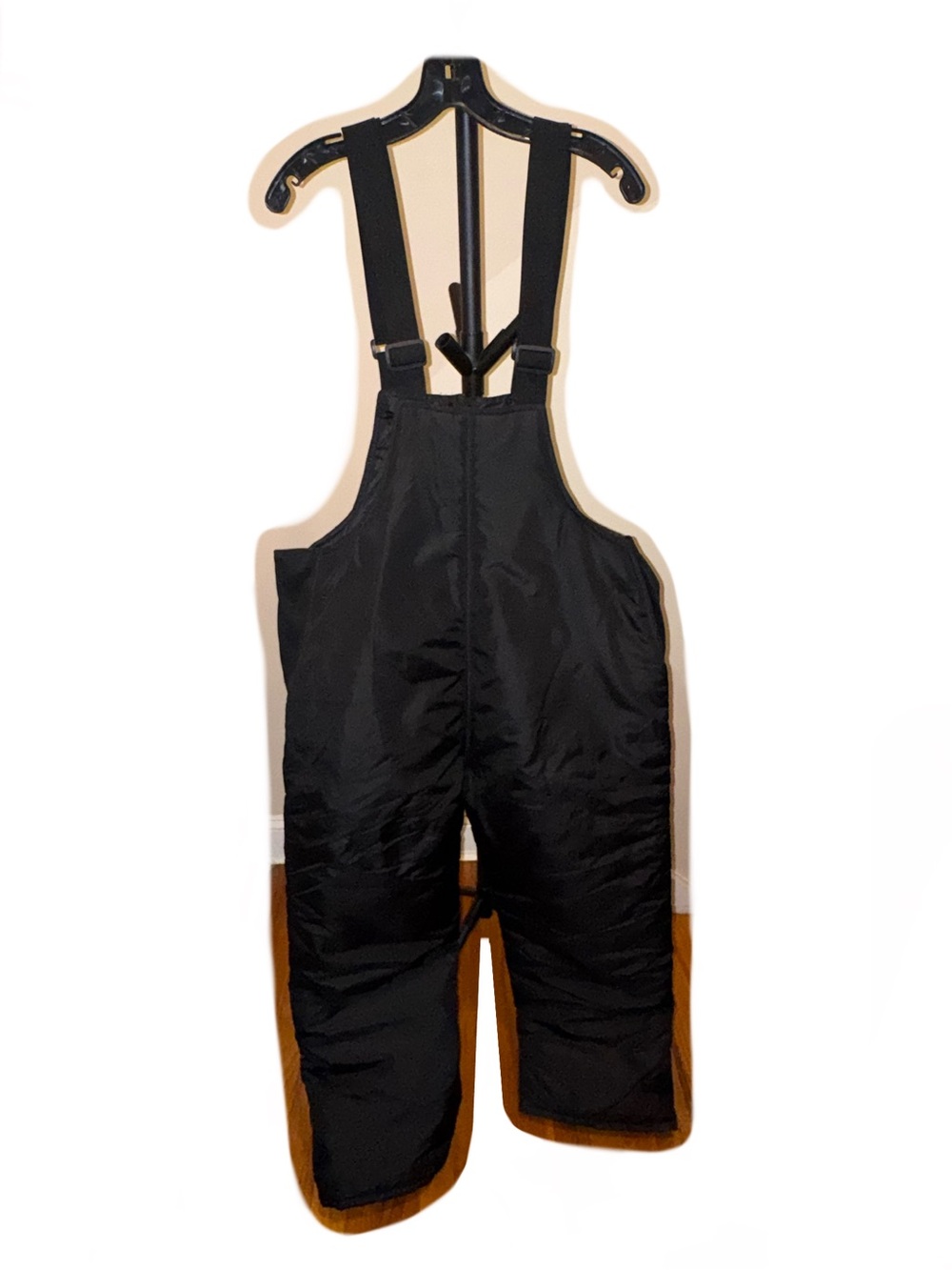 Athletic Works Black Ski Pants Overalls - Picture 2 of 3
